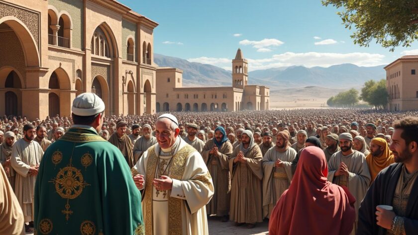 découvrez le voyage historique du pape léon xiv en algérie, symbole d'un nouvel espoir et de soutien pour les chrétiens en difficulté dans la région.