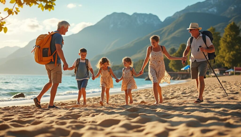 découvrez 5 destinations parfaites pour des voyages intergénérationnels, réunissant petits-enfants, parents et grands-parents autour d'aventures inoubliables et de moments partagés.