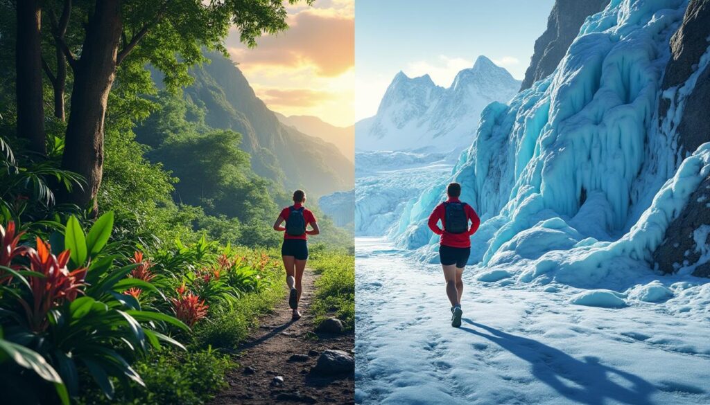 parcourez les marathons d'exception à travers le monde, des forêts luxuriantes de l’amazonie aux paysages glacés de l’antarctique, et vivez une expérience de course unique à ne pas manquer.