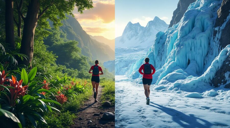 parcourez les marathons d'exception à travers le monde, des forêts luxuriantes de l’amazonie aux paysages glacés de l’antarctique, et vivez une expérience de course unique à ne pas manquer.