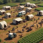 découvrez comment la commune de sautron gère l'installation temporaire des gens du voyage sur un terrain agricole grâce à une réorientation organisée et respectueuse.