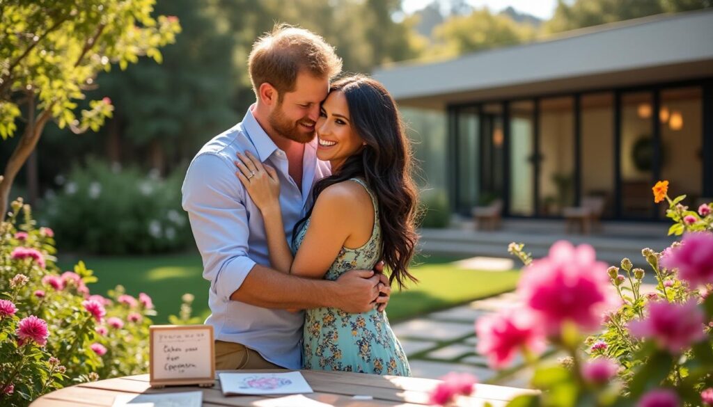 découvrez le retour de meghan markle et du prince harry à montecito et la surprise inattendue organisée par leur fille lilibet dans leur domicile, une histoire pleine d'émotions et de moments précieux en famille.