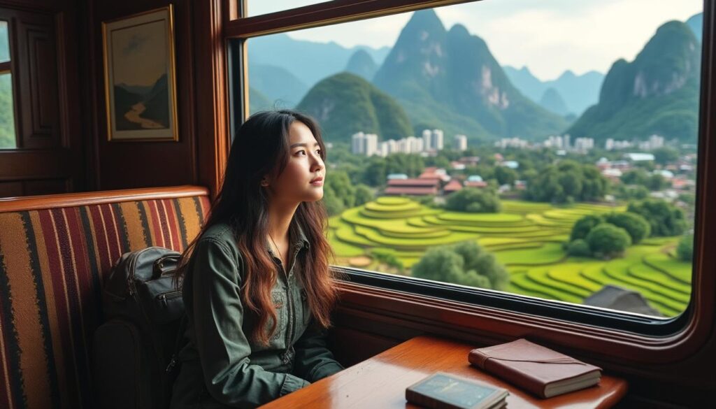 découvrez l'incroyable aventure d'anissa qui traverse l’asie en train, de paris au laos, à travers un périple riche en paysages, cultures et rencontres inoubliables.