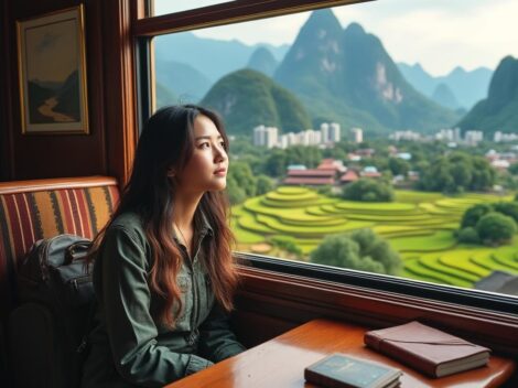 découvrez l'incroyable aventure d'anissa qui traverse l’asie en train, de paris au laos, à travers un périple riche en paysages, cultures et rencontres inoubliables.