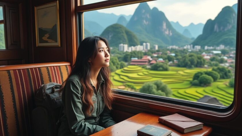 découvrez l'incroyable aventure d'anissa qui traverse l’asie en train, de paris au laos, à travers un périple riche en paysages, cultures et rencontres inoubliables.