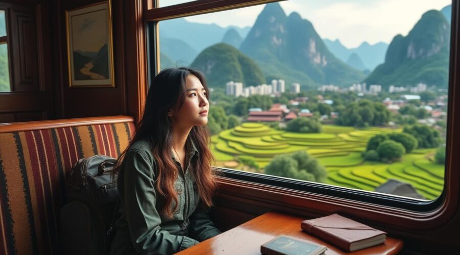 découvrez l'incroyable aventure d'anissa qui traverse l’asie en train, de paris au laos, à travers un périple riche en paysages, cultures et rencontres inoubliables.
