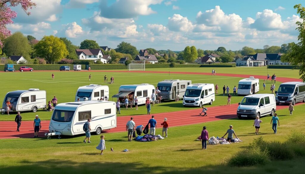 à rosporden, le site sportif accueillant les gens du voyage sera évacué le lundi 4 mai 2026, marquant un changement important pour la communauté locale.