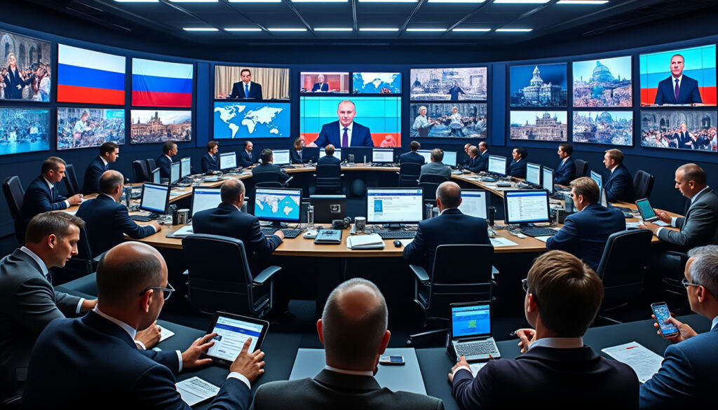 analyse du conflit en ukraine et des stratégies de la russie pour renforcer son influence sur l'opinion publique internationale.