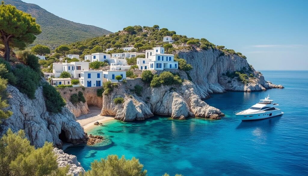 découvrez l'île privée en grèce mise aux enchères à partir de 247 000 €. une opportunité unique pour acquérir un coin de paradis déconnecté.