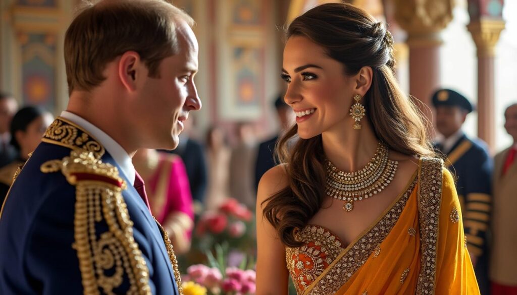 découvrez le séjour royal en inde de kate middleton et du prince william, un voyage riche en enjeux diplomatiques et en moments marquants.