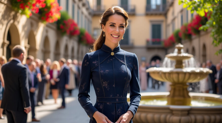 découvrez comment kate middleton, future reine, charme l'italie et conquiert tous les cœurs, devenant une véritable star internationale.