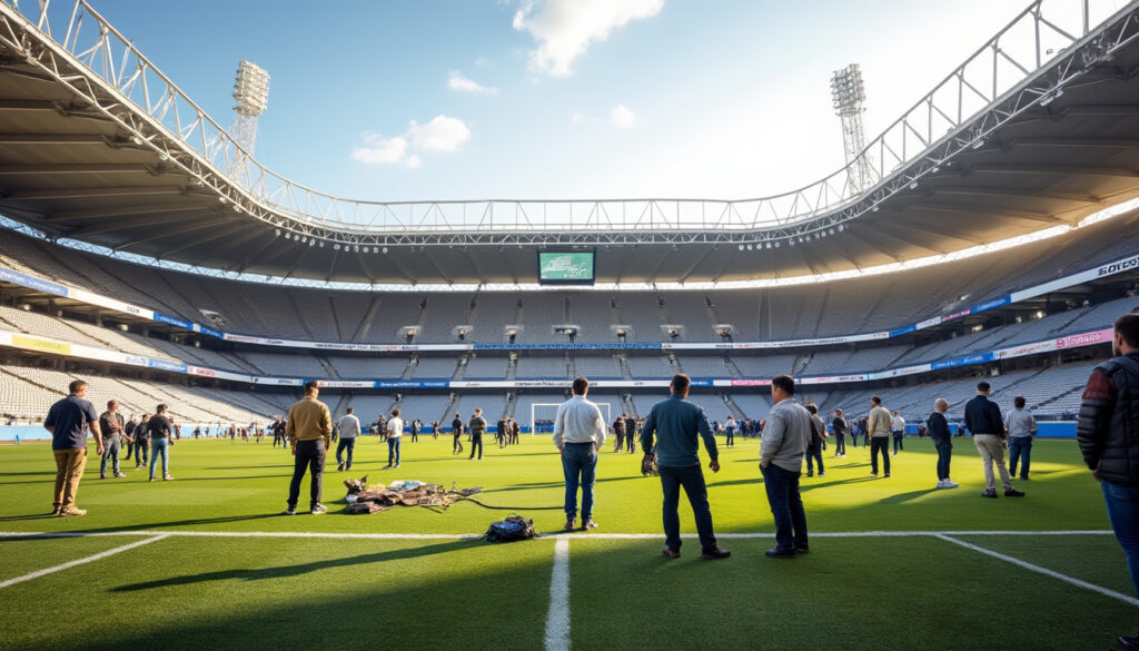 après le départ des gens du voyage du stade de puyastruc, les organisateurs garantissent le maintien de l'événement prévu, assurant ainsi la continuité malgré les tensions.