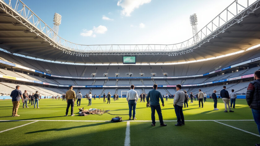 après le départ des gens du voyage du stade de puyastruc, les organisateurs garantissent le maintien de l'événement prévu, assurant ainsi la continuité malgré les tensions.