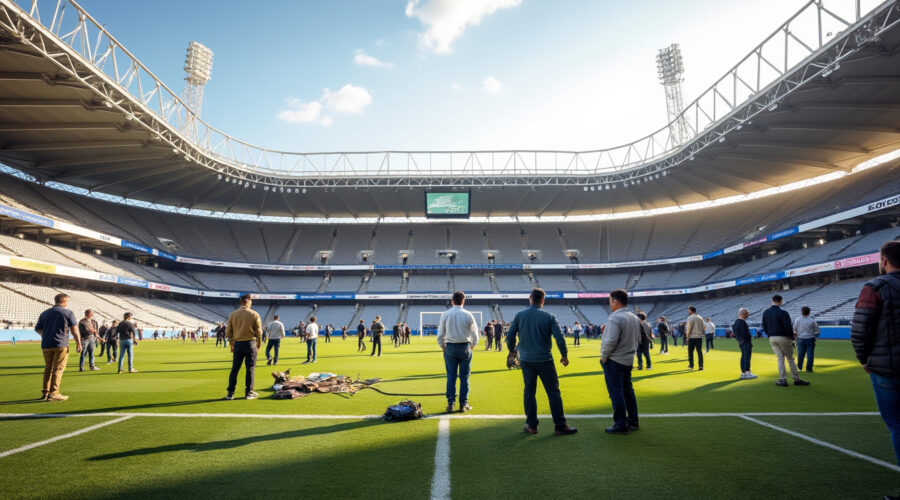 après le départ des gens du voyage du stade de puyastruc, les organisateurs garantissent le maintien de l'événement prévu, assurant ainsi la continuité malgré les tensions.