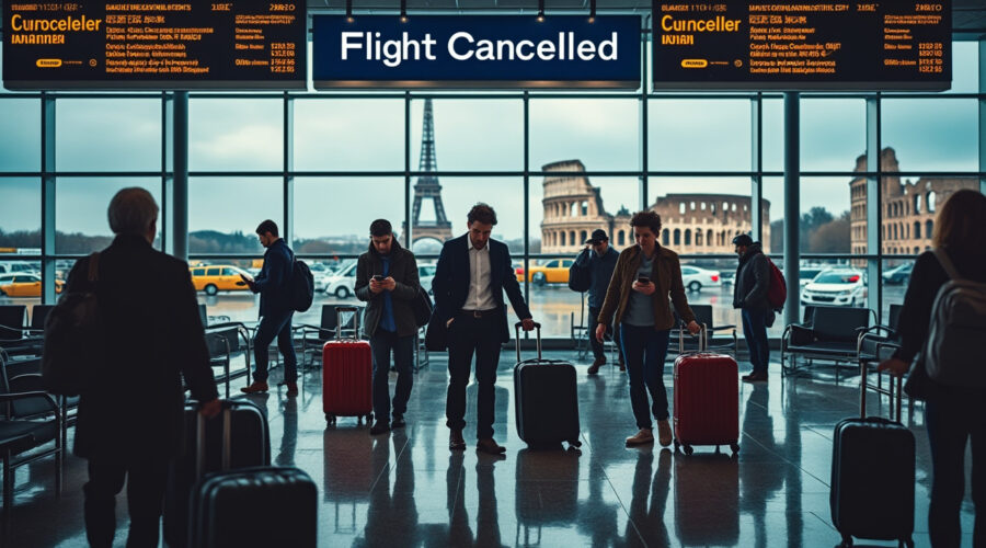 découvrez le récit captivant d'un voyage mouvementé : vol annulé, avion manqué de peu et voyageurs dispersés aux quatre coins de l'europe. une aventure pleine de surprises et d'émotions.