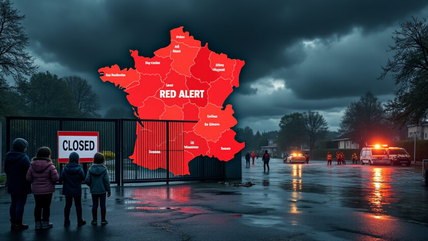 départements en vigilance rouge, fermeture de 845 écoles et collèges ce lundi, signalements de noyades : bilan complet et perspectives face à la crise actuelle.
