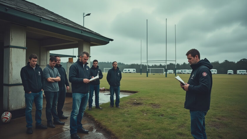 découvrez comment un club de rugby confronté à l'accueil des gens du voyage fait face à des difficultés économiques, entraînant le chômage partiel de ses salariés.
