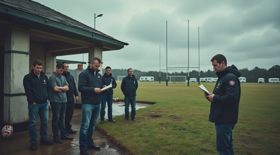 découvrez comment un club de rugby confronté à l'accueil des gens du voyage fait face à des difficultés économiques, entraînant le chômage partiel de ses salariés.