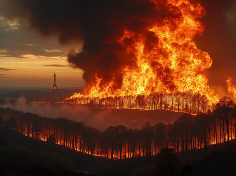 un feu de forêt d'une ampleur inédite dévaste la région de fontainebleau en île-de-france, mobilisant d'importants moyens pour maîtriser les flammes et protéger les habitants.