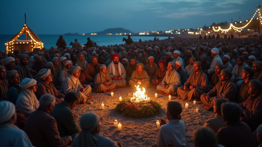à damgan, près d'un millier de gens du voyage se réunissent pour rendre hommage à nicodème mayer lors d'une veillée funèbre émouvante.