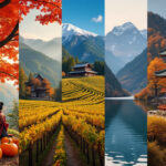 découvrez 6 escapades d'automne autour du globe alliant délices culinaires, coutumes locales et panoramas aux couleurs dorées pour une saison riche en découvertes.