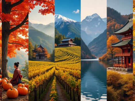 découvrez 6 escapades d'automne autour du globe alliant délices culinaires, coutumes locales et panoramas aux couleurs dorées pour une saison riche en découvertes.