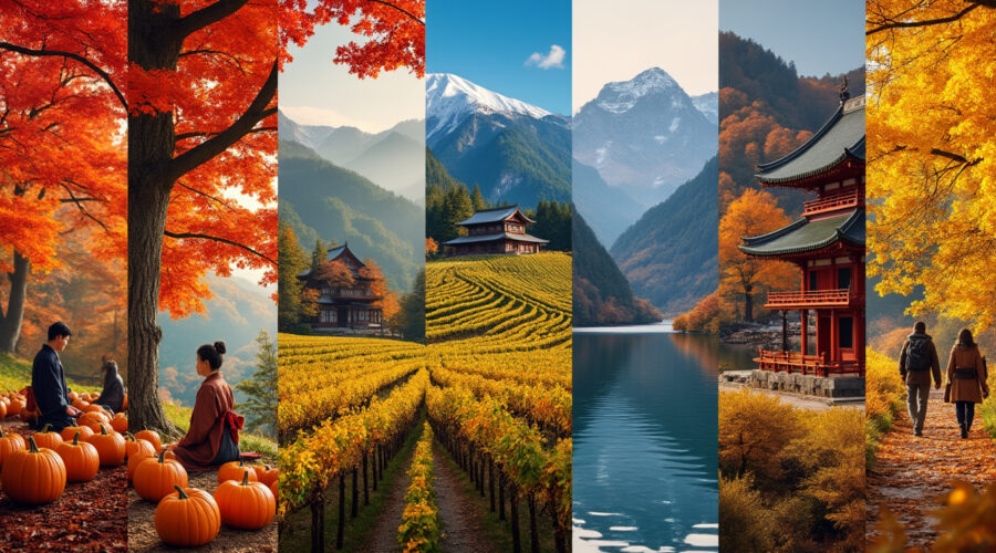 découvrez 6 escapades d'automne autour du globe alliant délices culinaires, coutumes locales et panoramas aux couleurs dorées pour une saison riche en découvertes.