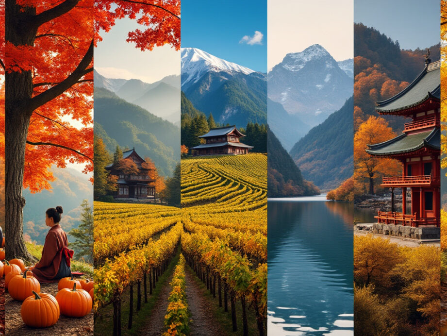 découvrez 6 escapades d'automne autour du globe alliant délices culinaires, coutumes locales et panoramas aux couleurs dorées pour une saison riche en découvertes.