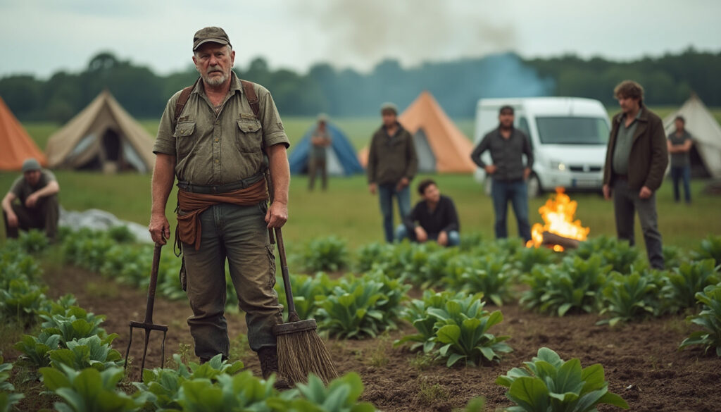 découvrez le témoignage d'un agriculteur de loire-atlantique confronté à l'occupation non autorisée de son champ par des gens du voyage, et les enjeux liés à cette situation.
