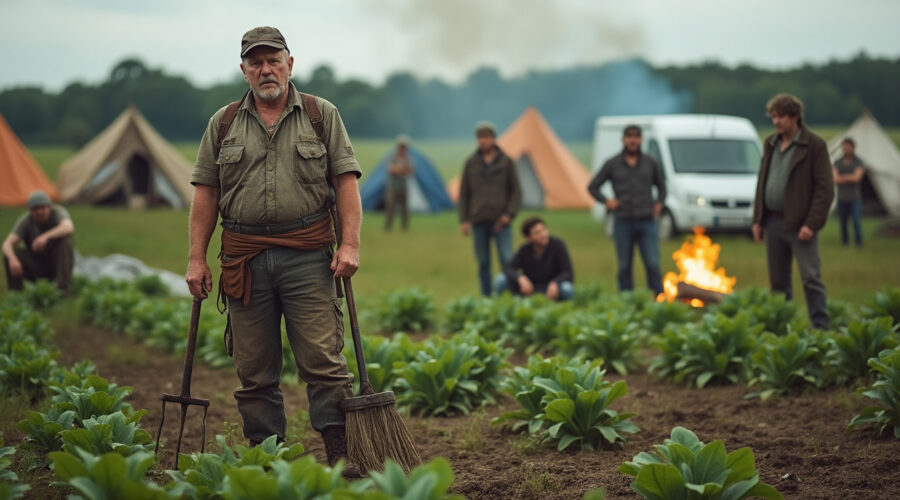 découvrez le témoignage d'un agriculteur de loire-atlantique confronté à l'occupation non autorisée de son champ par des gens du voyage, et les enjeux liés à cette situation.