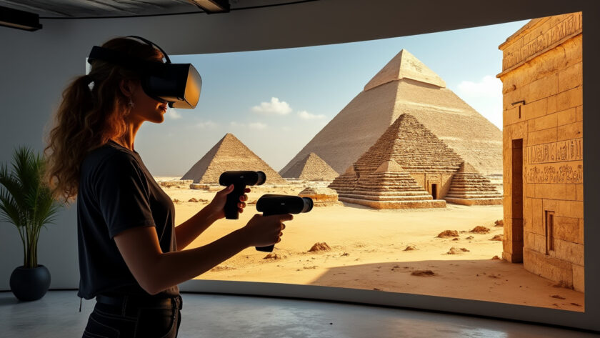 découvrez une expérience immersive unique à marseille et explorez les mystères des pyramides d'égypte grâce à la réalité virtuelle.