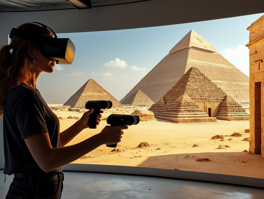 découvrez une expérience immersive unique à marseille et explorez les mystères des pyramides d'égypte grâce à la réalité virtuelle.