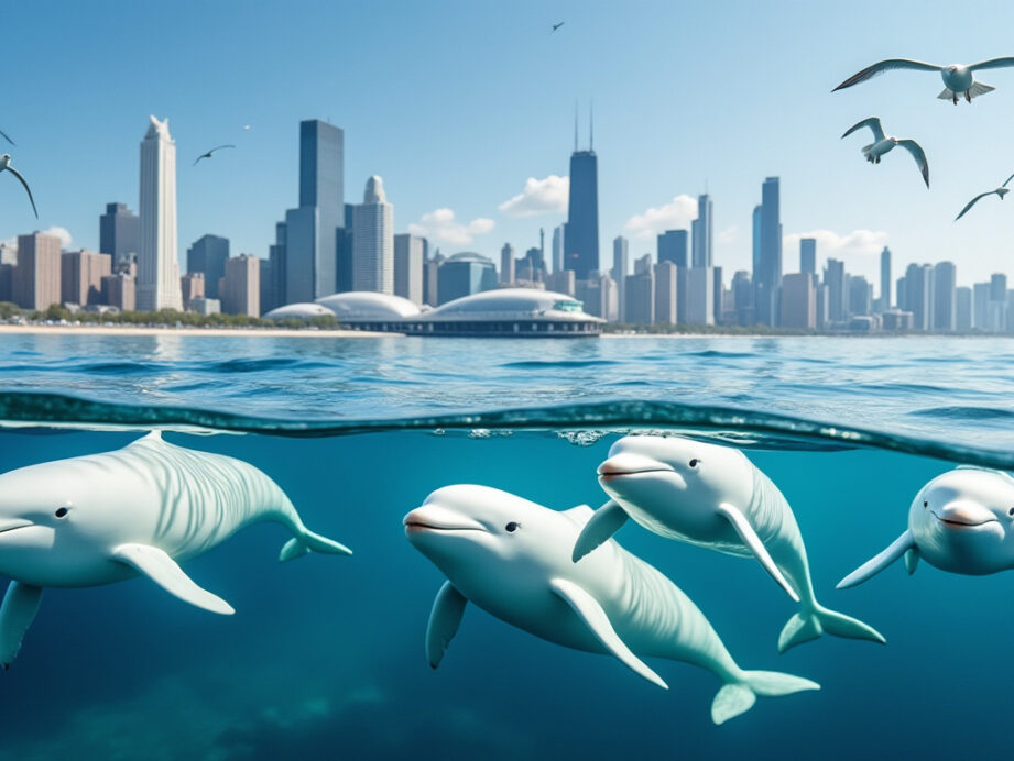quatre nouveaux bélugas arrivent à chicago après la fermeture de marineland, offrant une nouvelle chance à ces cétacés dans leur nouvel habitat.