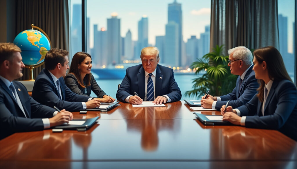 découvrez comment trump rassemble les leaders majeurs du secteur du voyage pour stimuler l'industrie touristique et favoriser une nouvelle dynamique économique.
