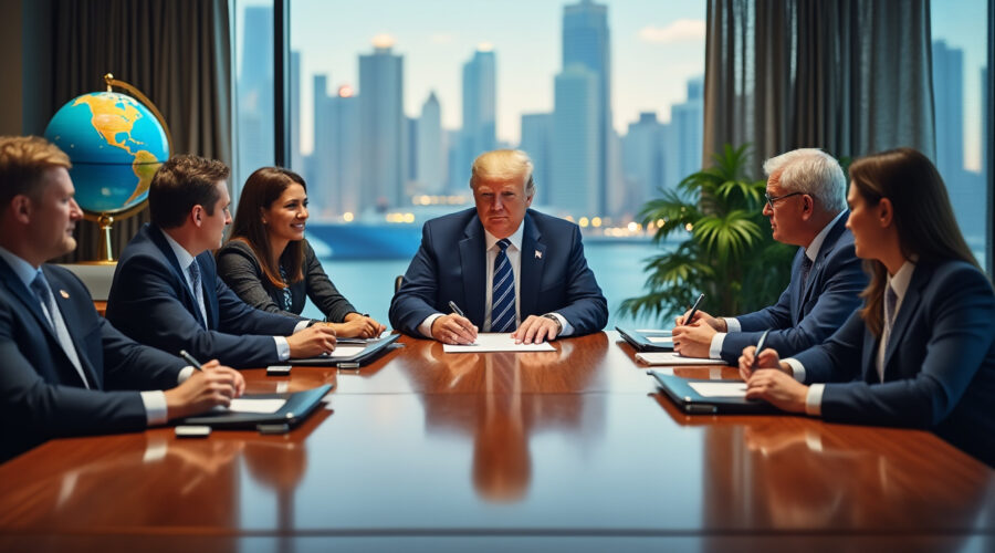 découvrez comment trump rassemble les leaders majeurs du secteur du voyage pour stimuler l'industrie touristique et favoriser une nouvelle dynamique économique.