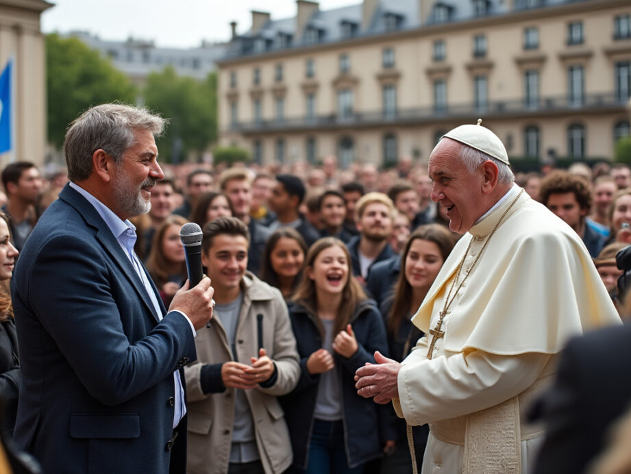lors de son voyage en france, le pape léon xiv appelle les jeunes à prendre leur époque en main, rapporte eudes d’orléans.
