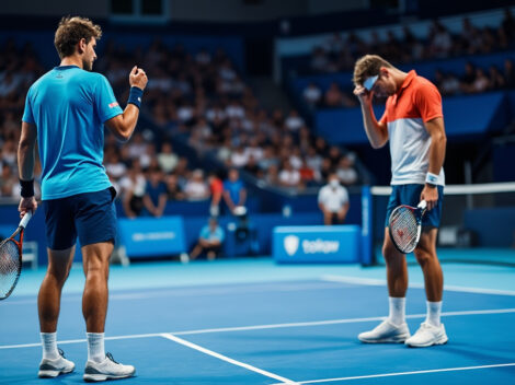 à l’atp 500 de tokyo, arthur fils manque d’incisivité et s’incline face à valentin vacherot en quarts de finale.