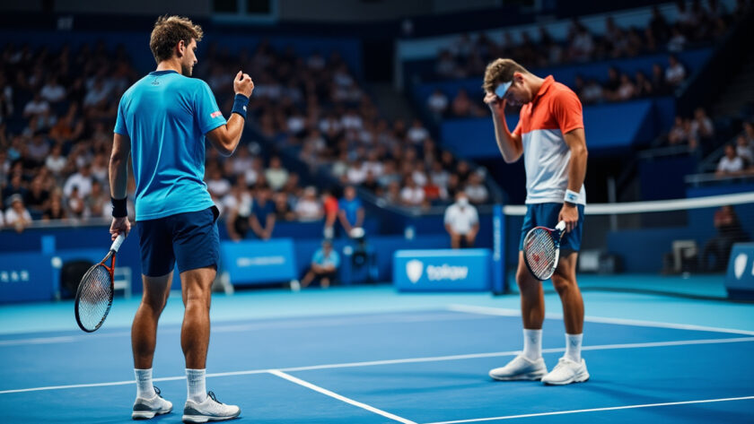 à l’atp 500 de tokyo, arthur fils manque d’incisivité et s’incline face à valentin vacherot en quarts de finale.