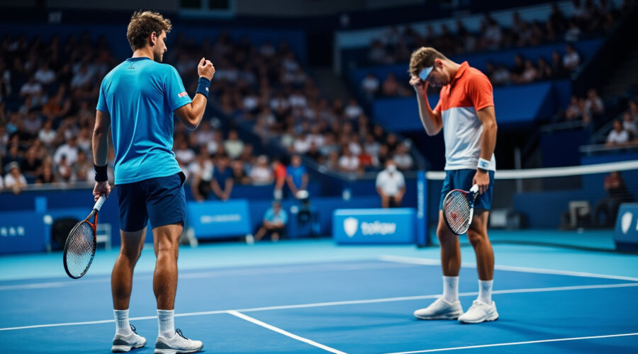 à l’atp 500 de tokyo, arthur fils manque d’incisivité et s’incline face à valentin vacherot en quarts de finale.